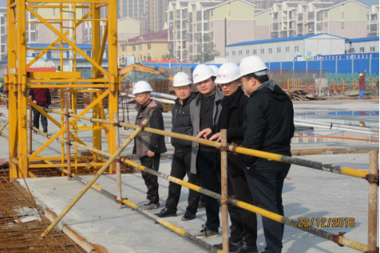 湖大建筑學(xué)院魏春雨考察常德財鑫投融資服務(wù)中心項目建設