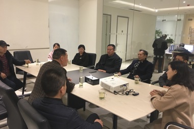 集團公司總經(jīng)理尹翔帶隊進(jìn)行項目調研