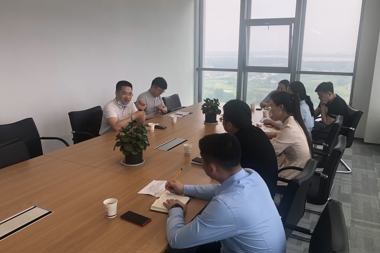 白馬朝馳公司首席專(zhuān)家沈輝博士一行來(lái)訪(fǎng)財鑫金控