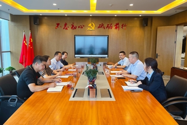 市審計局總審計師詹衛紅一行蒞臨財鑫集團調研督導內部審計工作