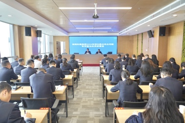 【清廉?財鑫】湖南財鑫集團召開(kāi)2024年深化靠企吃企問(wèn)題專(zhuān)項整治工作動(dòng)員部署會(huì )