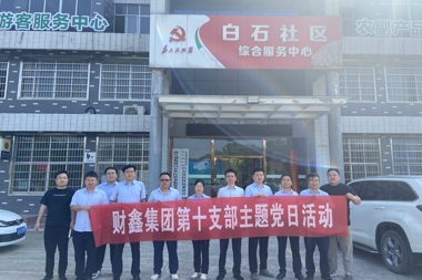 財鑫集團第十黨支部開(kāi)展“攜手共建鄉村振興”主題黨日活動(dòng)